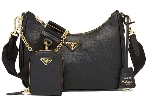 prada black bag dupe|prada shoulder bag dupe.